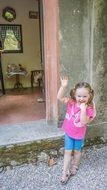 caucasian happy young girl