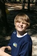 portrait of the blond boy