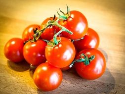 bright red tomatoes