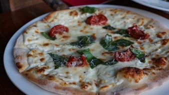 crispy pizza, italian cuisine