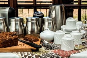 tea table in all-you-can-eat buffet