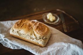 freshly baked bread