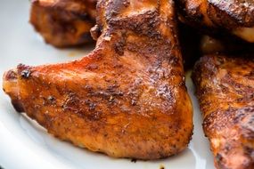 grilled chicken wing