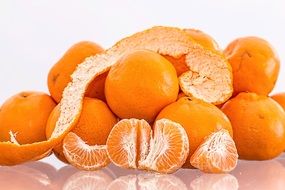 sweet ripe tangerine