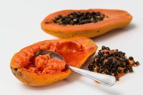 juicy ripe papaya
