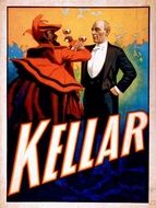 old retro KELLAR poster