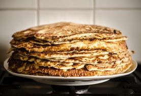 stack of pancakes on a plate