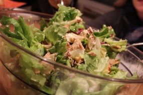 large bowl of a healthy vegetable salad