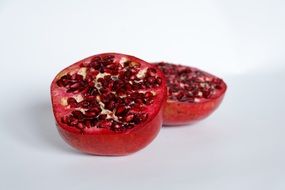 cut pomegranate