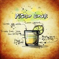 Picture of pisco sour recipe