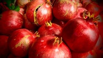 pomegranate red fruit