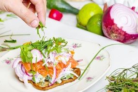 food smoked salmon