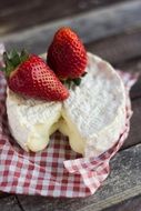 Photo of strawberries and cheese