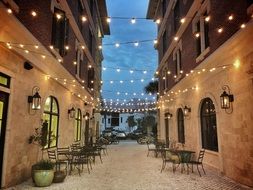 shop lights alley retail design