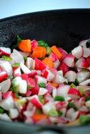 vegetables radishes carrots