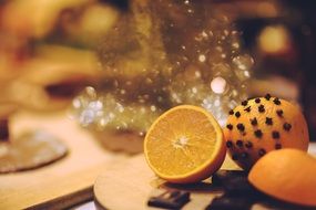 orange and cloves