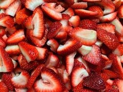 juicy and fresh strawberries fruit