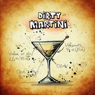 refreshing dirty martini cocktail recipe