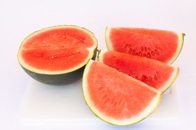 red juicy watermelon