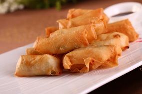fried spring rolls