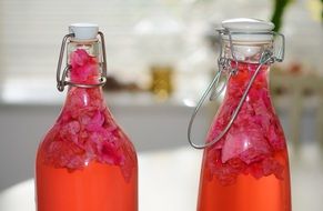 pink organic drink