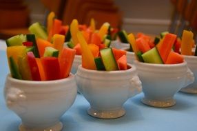 vegetables starter frisch crisp orange yellow green