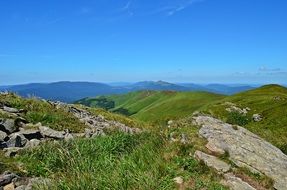 top of mountains landscape nature