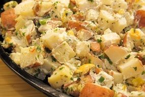 potato salad with onions