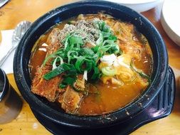 gamjatang- Korean spicy soup