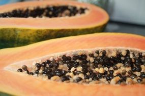 exotic juicy and fresh papaya fruit