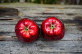 ripe red apple