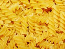 yellow pasta food