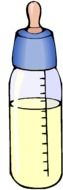 Clipart of baby bottle