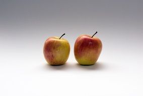 Photo of isolated apples