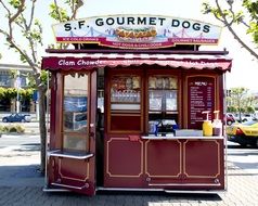 hot dog stand in San Francisco