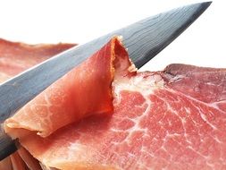 Delicious smoked ham