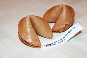 two fortune cookies