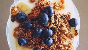 Photo of granola for the breakfast