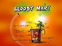 bloody mary cocktail drink