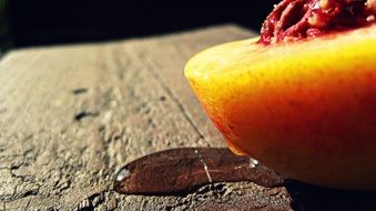 juicy and fresh peach fruit