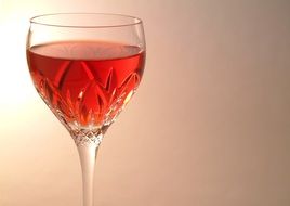 red cocktail in a glass