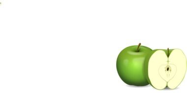 clipart of the juicy and fresh apple