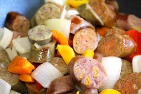 different types of sausage