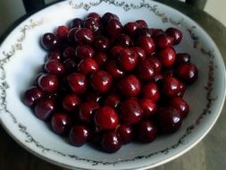 healthy cherries bowl