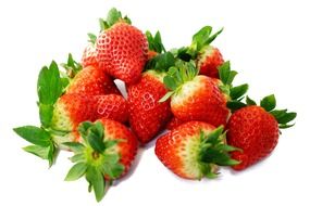 Fresh strawberries sweet red delicious