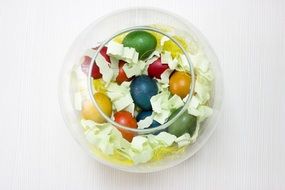 colorful decoration for easter party