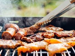 barbecue close up
