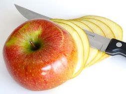 sliced apple