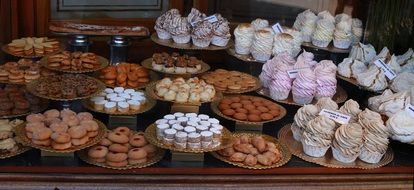 sweets in bakery