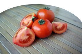 juicy and beautiful tomatoes